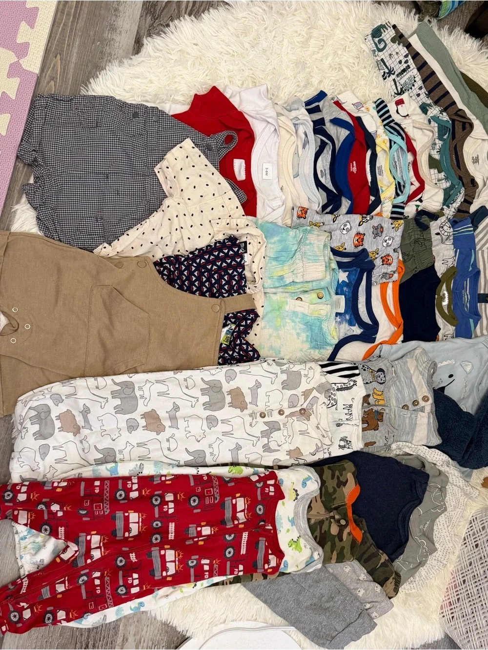Mixed Baby Onesies and Rompers Bundle - Multicolor